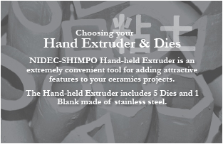 NIDEC-SHIMPO CERAMICS Hand-held Extruder catalog section